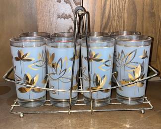 MCM leaf drinkware and caddy