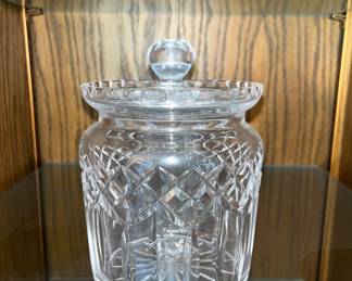 Waterford biscuit jar