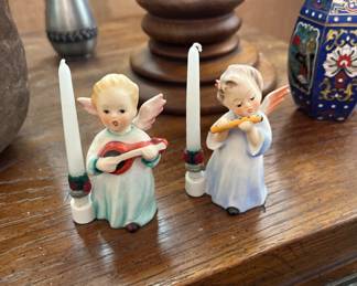 Global angels advent candle holder