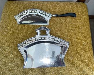 Silver silent Butler set