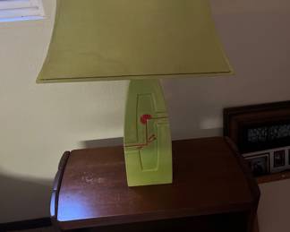 MC M green table lamp