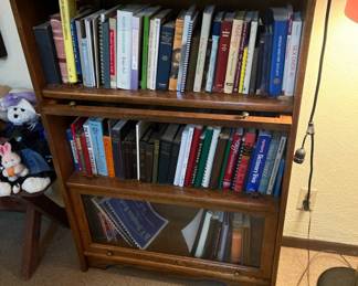 Oak Barrister three drawer lawyers bookcase