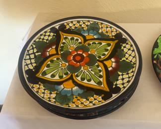 Mexican hand-painted plate
