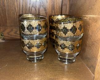 Set of MCM low ball glasses