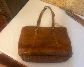 Patricia Nash Signature Map Collection Tote Bag Travel Heritage