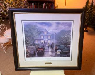 Thomas Kincaid quote the Rotary club meeting “signed print