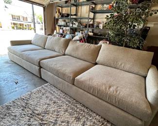 13 foot Crate and Barrel Sofa 