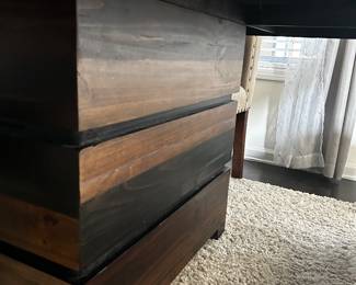 Detail on base of dining table 