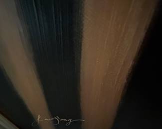 Detail on large artwork