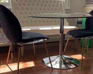 Eclectic tulip table and chairs