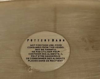 Pottery Barn Ice Bucket with Dust Cover