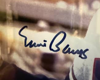 Ernie Banks Autograph