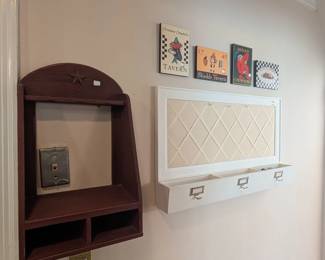 kitchen shelf and key rack