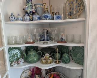Tea set & misc
