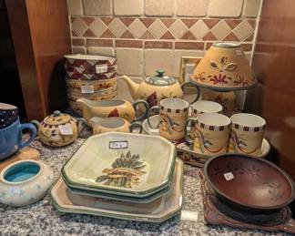 Lenox winter greetings serving pieces