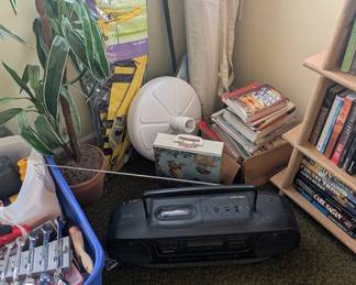 portable music player, books