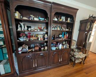 wood shelving units