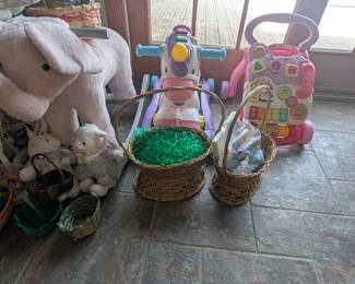 ride-on, walk-along toys