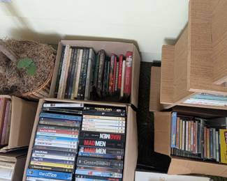 dvd s and cd s