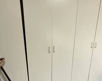 White Laminate Storage Cabinets