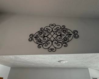 Sintosin Black Wrought Iron Wall Decor