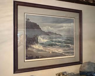 Misty Cove Print by James Galindo