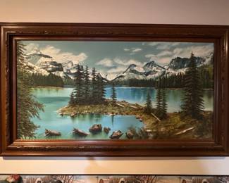 Spirit Island Landscape Painting