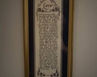 To Build a Lasting Love Calligraphy Print