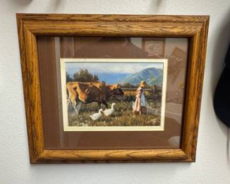 Framed Print of The Morning Walk by Robert Duncan