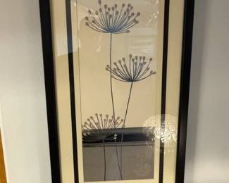 Framed Dandelion Seed Head Print