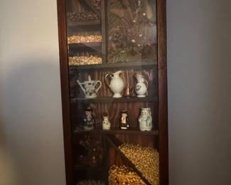 Vintage Shadow Box with Dried Botanicals and Miniatures
