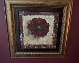 Framed Red Poppy Art Print