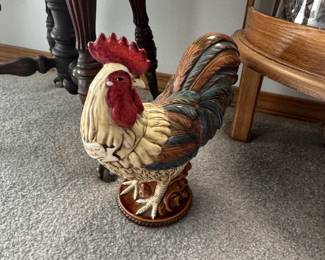 Fitz and Floyd Ceramic Rooster Figurine