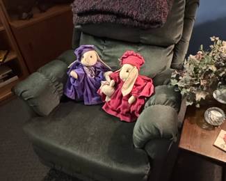 Plush Bunnies in Victorianstyle Outfits