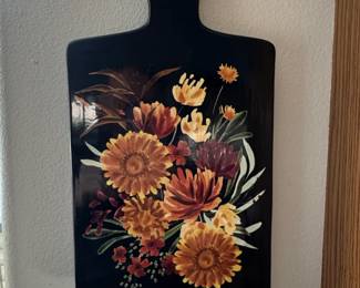 Vintage Michel Design Works Botanical Floral Tray