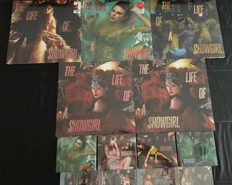 Includes Lovely Bouquet Golden, Portofino Orange Glitter, Portofino Orange Glitter, Under Bright Lights Pearlescent and Summertime Spritz Pink Shimmer vinyl and Beautiful, Rapturous, Frightening and Sweat & Vanilla deluxe CDs w/collectible charms and CD singles!