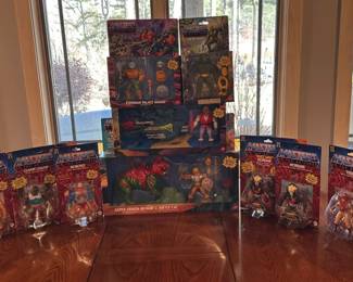 Large Collection of Masters of the Universe Figures
