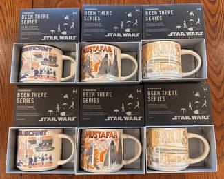 Disney Store Star Wars Been There Mugs Set of 2