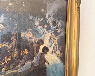 French mirror painting