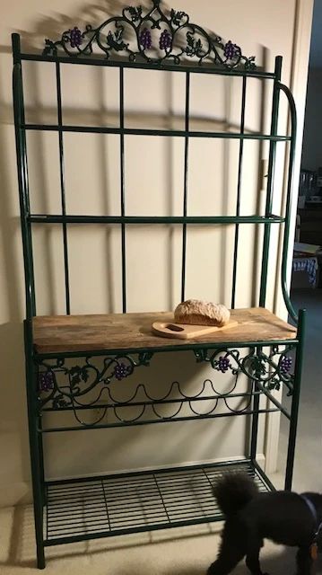 $50 Bakers rack  68.5 H  x 36W  x  14D