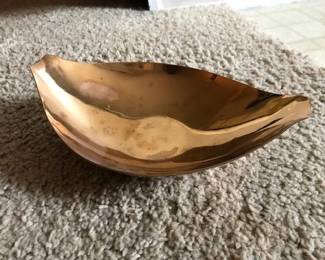 $95 MA Co bronze bowl with some blemish in the finish 2.25 H  x 8 W  x 5.5W
