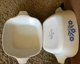 $8   Vintage CorningWare Blue Cornflower petite casseroles