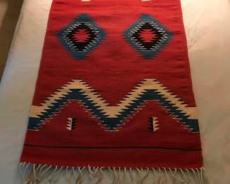 $125  57L  x 31W, excluding twisted fringe