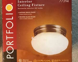 $5  Lowes new ceiling light