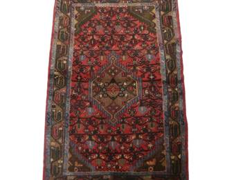 $225 Persian Malayer Rug ca. 1970s