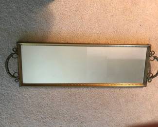 $5  Vintage dresser mirror tray