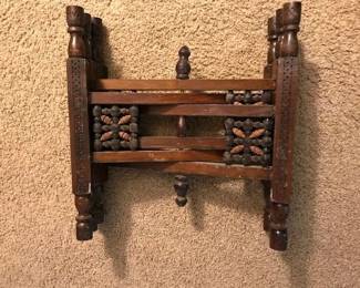 folding base 16" H  x  15"W  goes with copper tray table