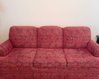 Pristine Broyhill Sofa with Matching Love Seat