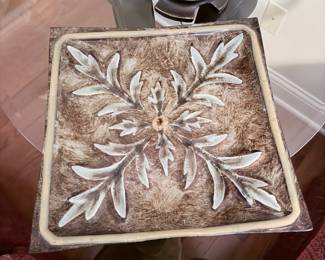 Metal & Enamel Plate