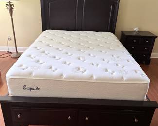 Full Size Bed With Exquisite Brand Mattress
